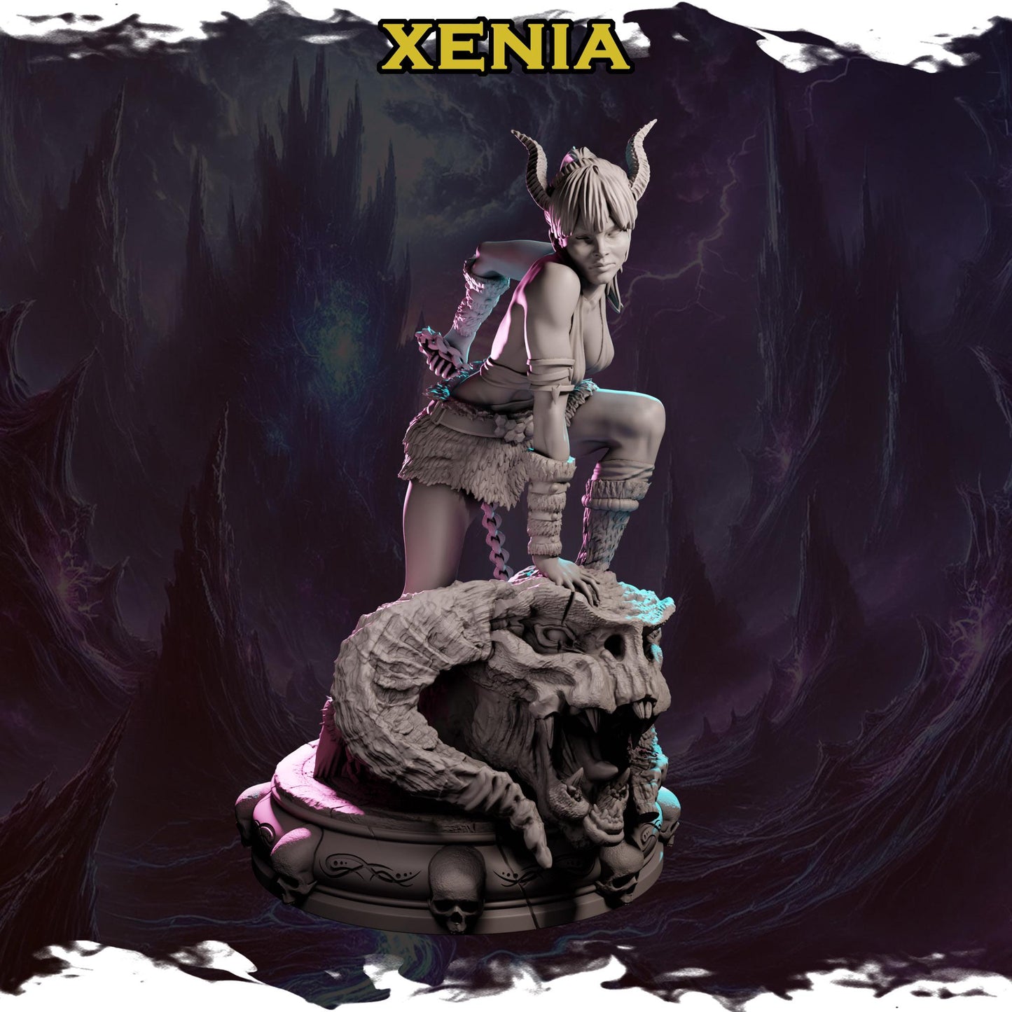 Xenia from "Ladies of Chaos Aftermath" by Blackbird Miniatures