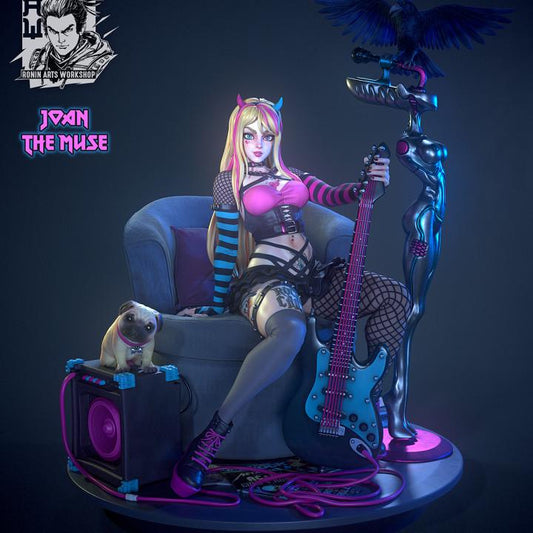 Joan The Muse Pin Up Ronin Arts Workshop