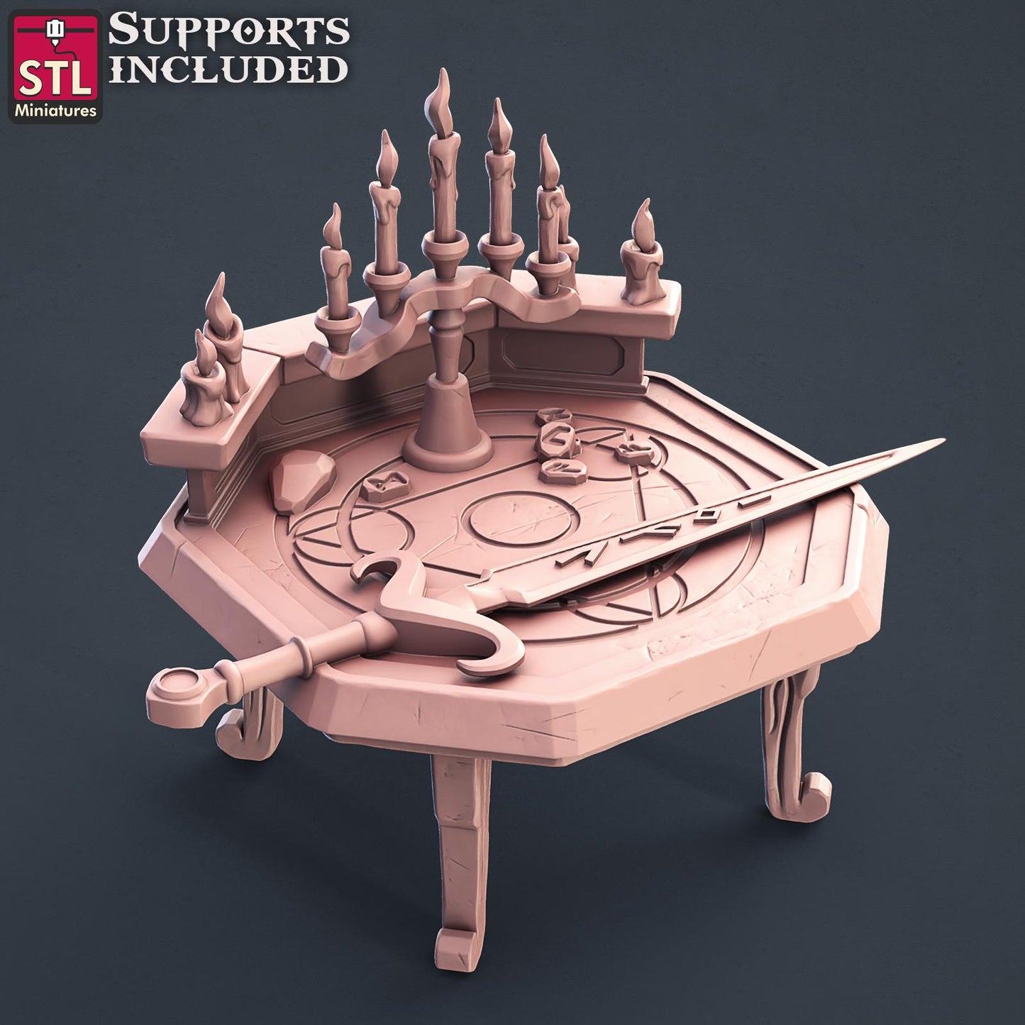Wizard Set by STL Miniatures