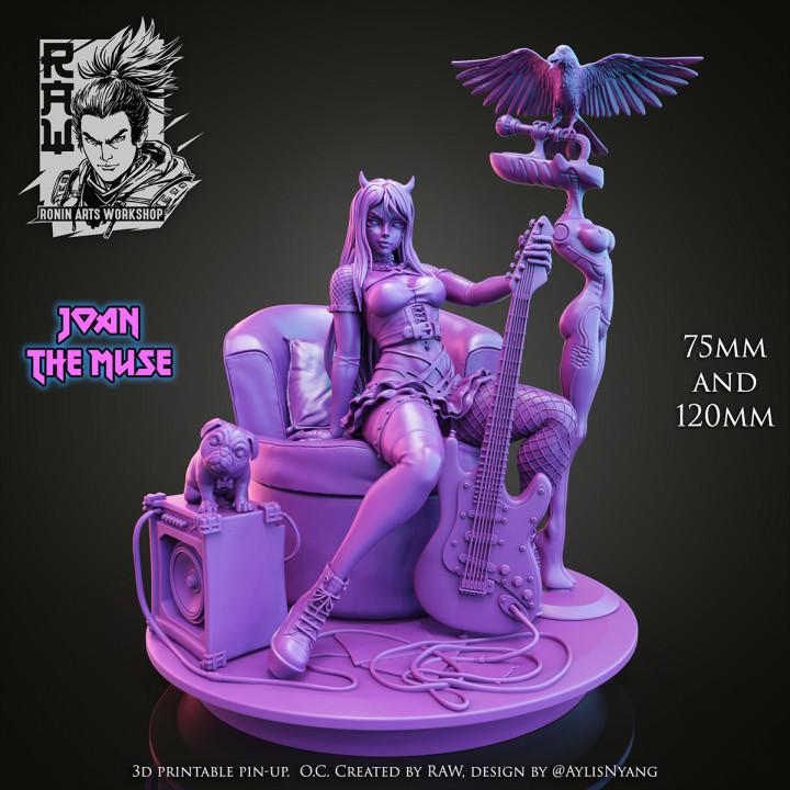 Joan The Muse Pin Up Ronin Arts Workshop