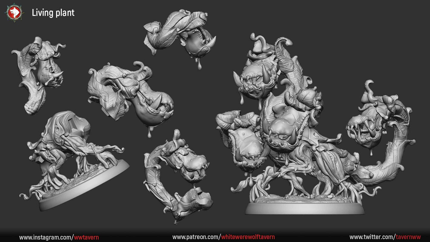 Living plant from "Mystical Forest" by White Werewolf Tavern Miniatures