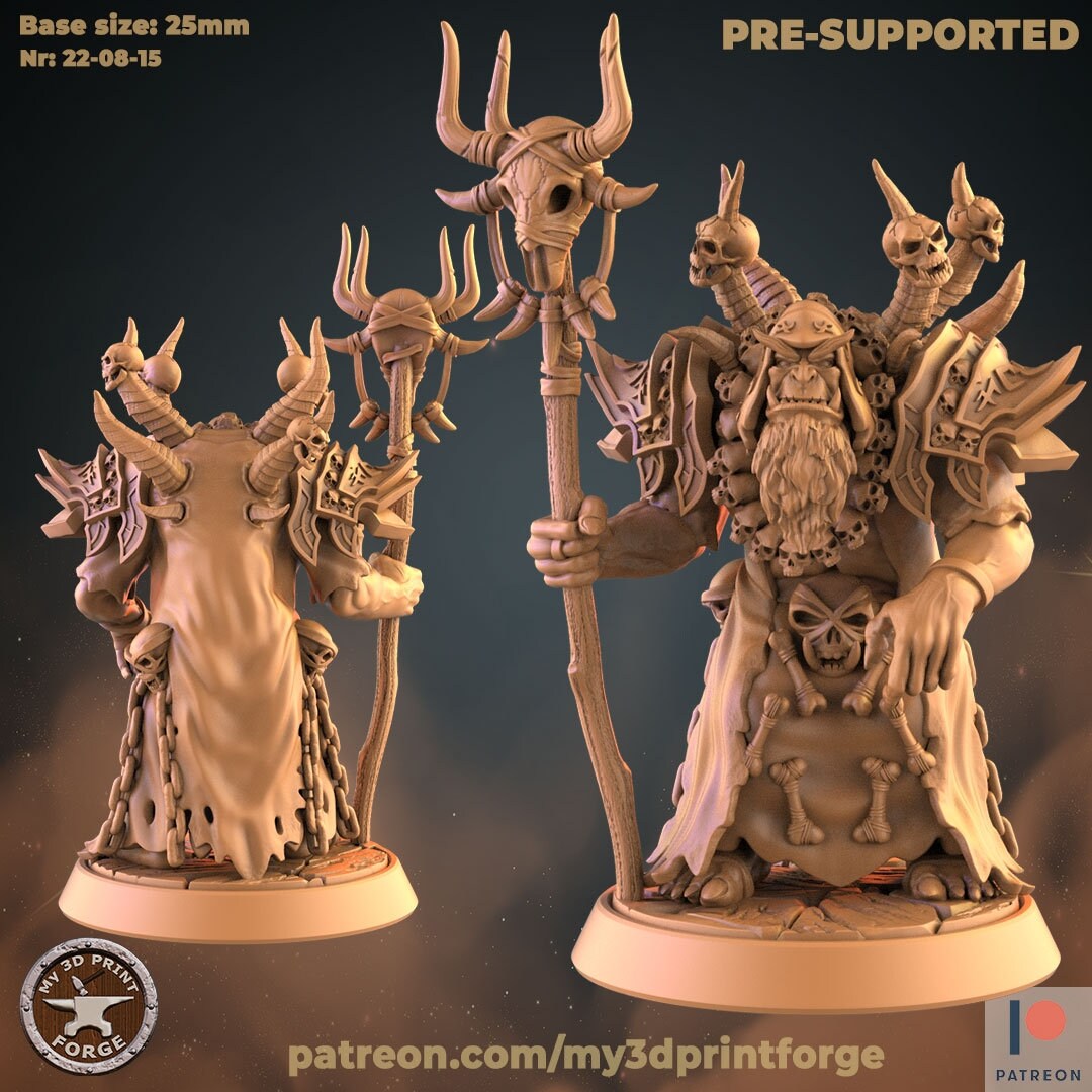 Maghar Orcs Vol. 1 by My3dPrintForge Miniatures