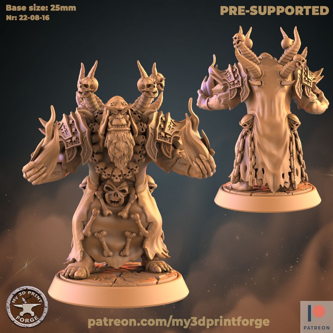 Maghar Orcs Vol. 1 by My3dPrintForge Miniatures