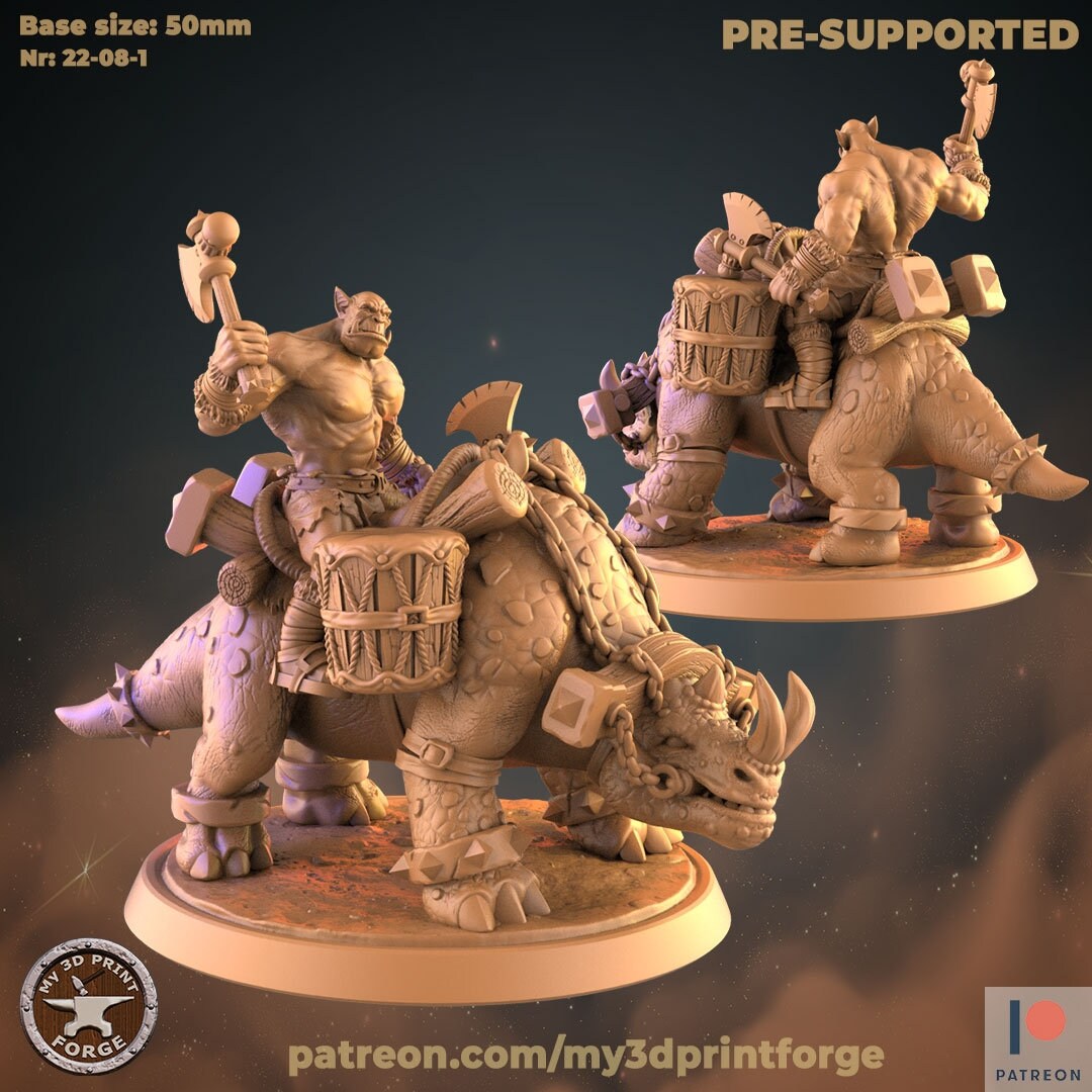 Maghar Orcs Vol. 1 by My3dPrintForge Miniatures