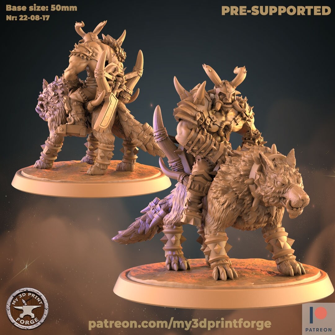 Maghar Orcs Vol. 1 by My3dPrintForge Miniatures