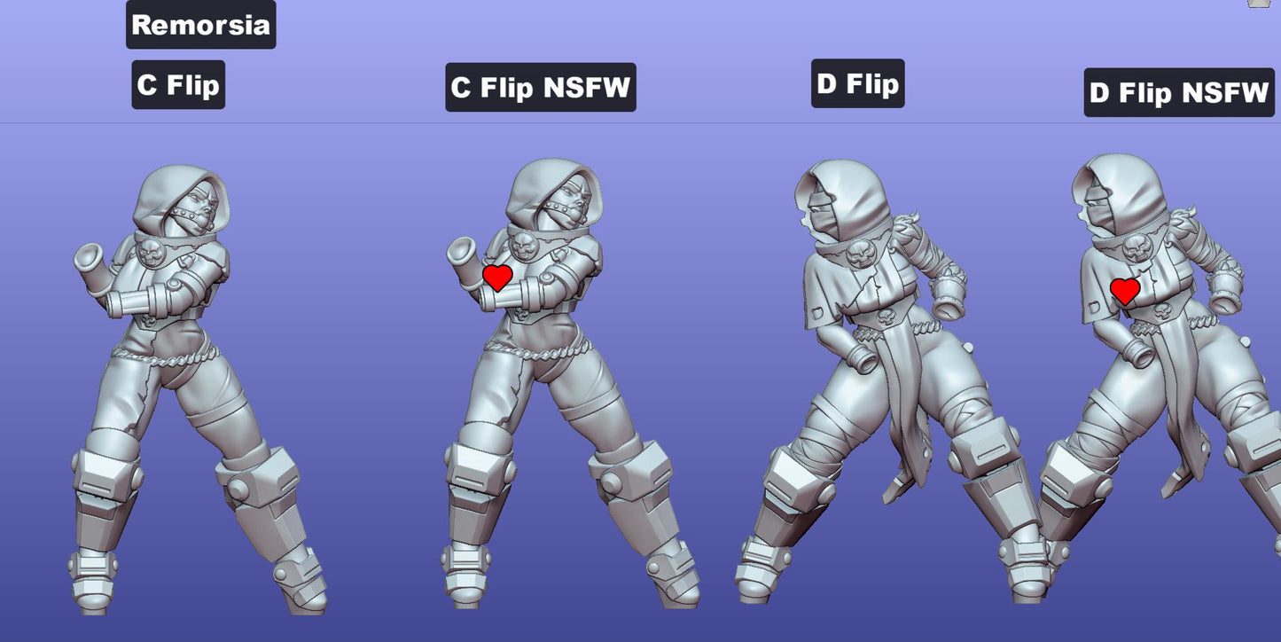 Siblings of Combat - Remorsia Squad by Gaz Minis