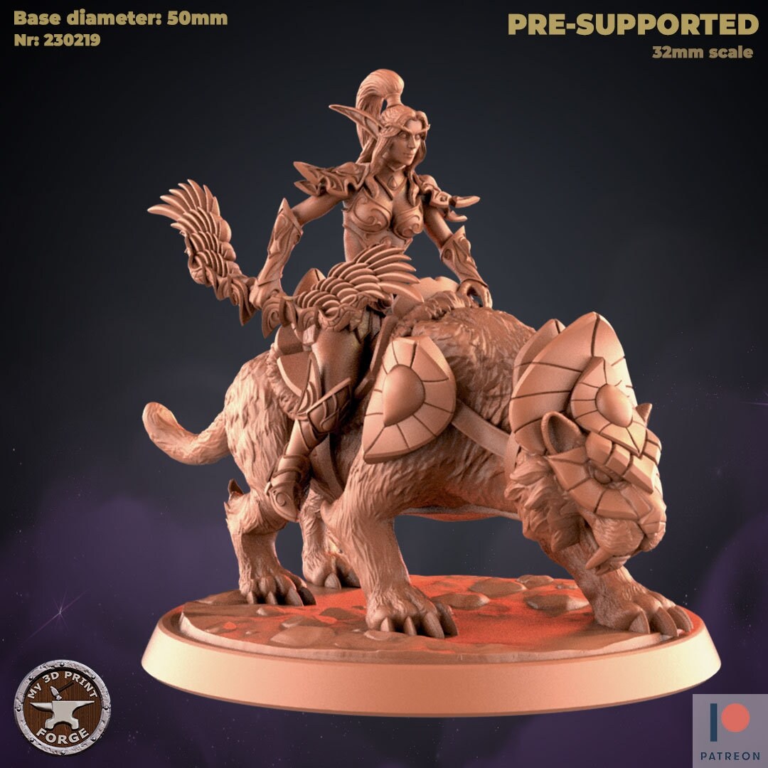 Night Elves Vol. 2 by My3Dprintforge Miniatures