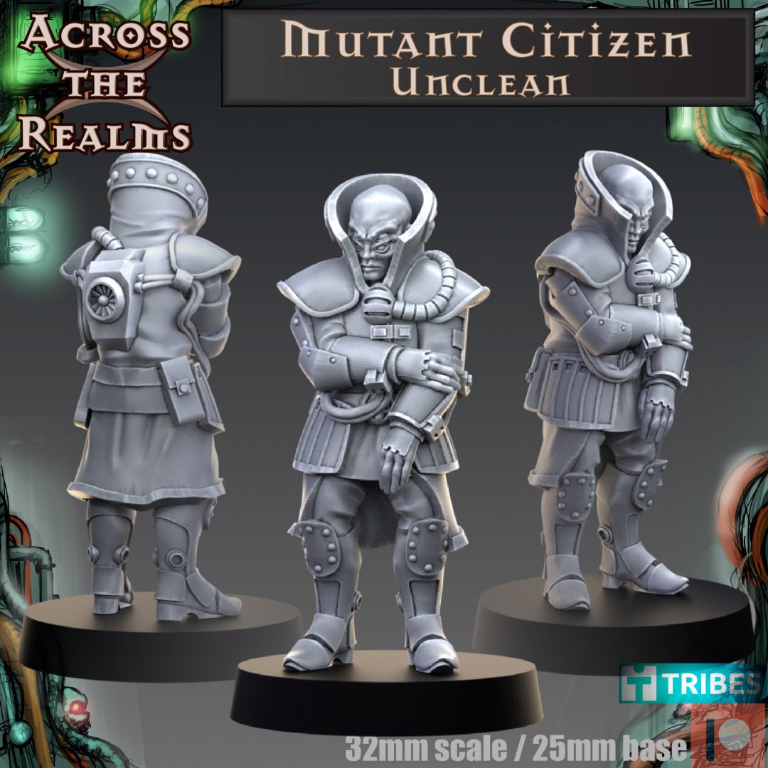 Grimdark Citizens by Across the Realms Miniatures