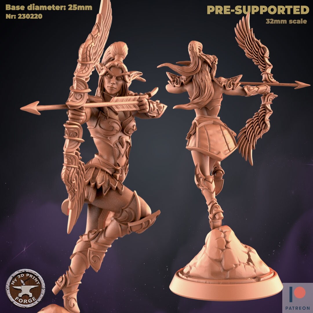 Night Elves Vol. 2 by My3Dprintforge Miniatures