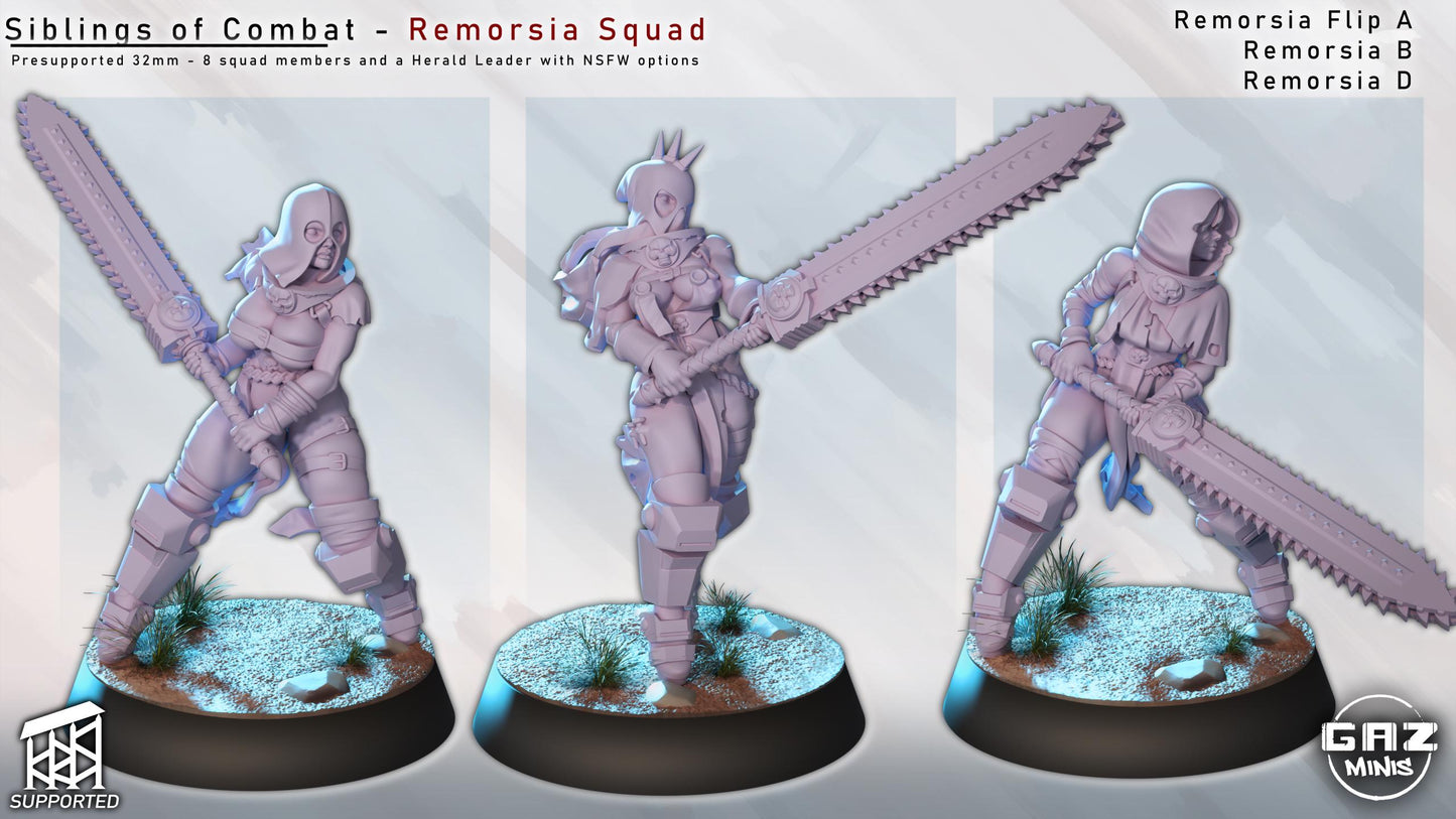 Siblings of Combat - Remorsia Squad by Gaz Minis