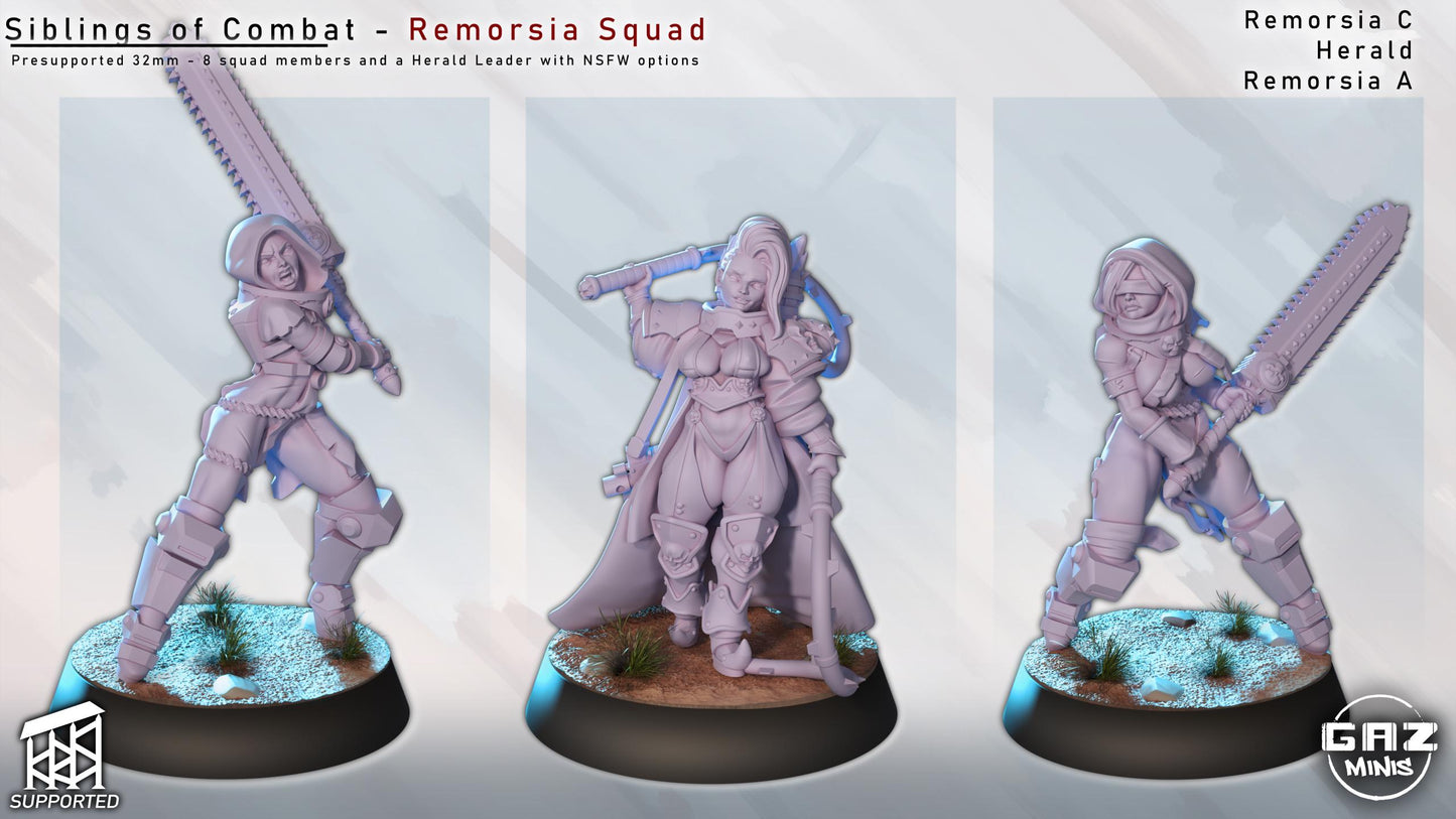 Siblings of Combat - Remorsia Squad by Gaz Minis