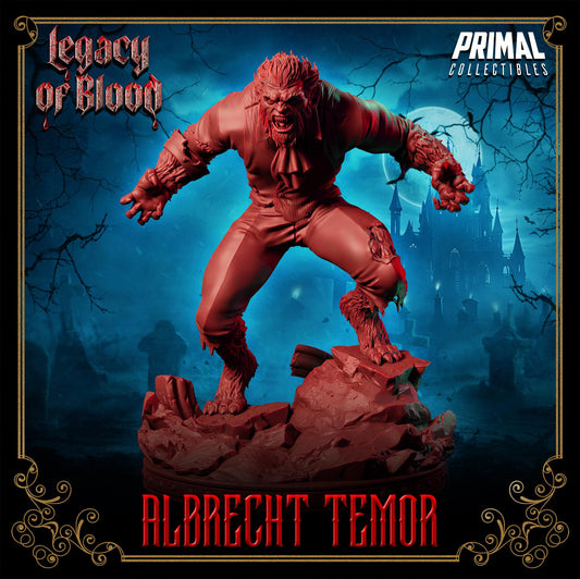 Werewolf - Albertch Tremor From Legacy of Blood by Primal Collectibles Miniatures Heroquest RPG