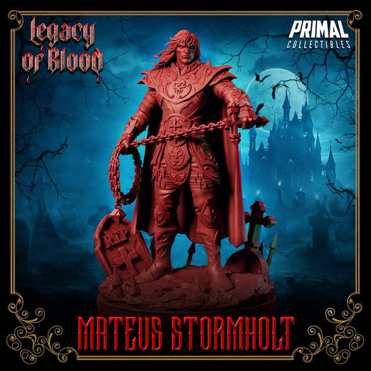 Knight - Mateus Stormholt From Legacy of Blood by Primal Collectibles Miniatures Heroquest RPG