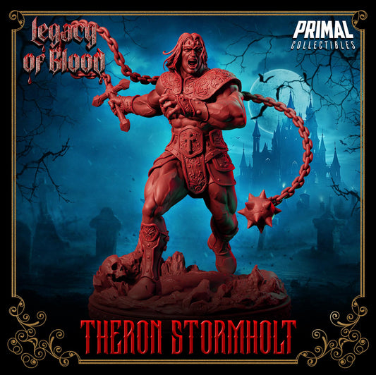 Warrior - Theron Stormholt From Legacy of Blood by Primal Collectibles Miniatures Heroquest RPG