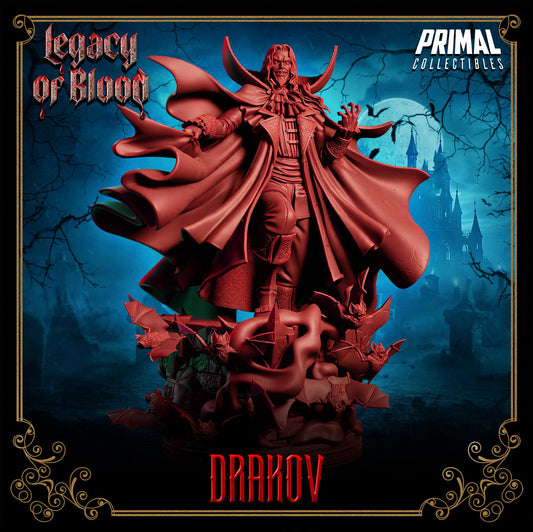 Vampire Lord - Drakov Dracula From Legacy of Blood by Primal Collectibles Miniatures Heroquest RPG