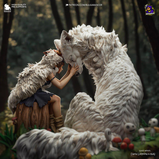 Wolf Princess Statue Model Kit by Bulkamancer Sculpts