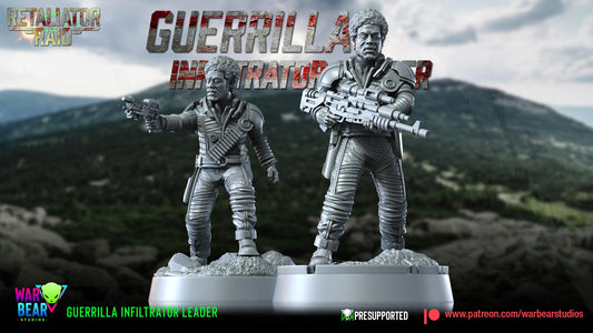 Guerrilla Infiltrator Leader by War Bear Studios Miniatures