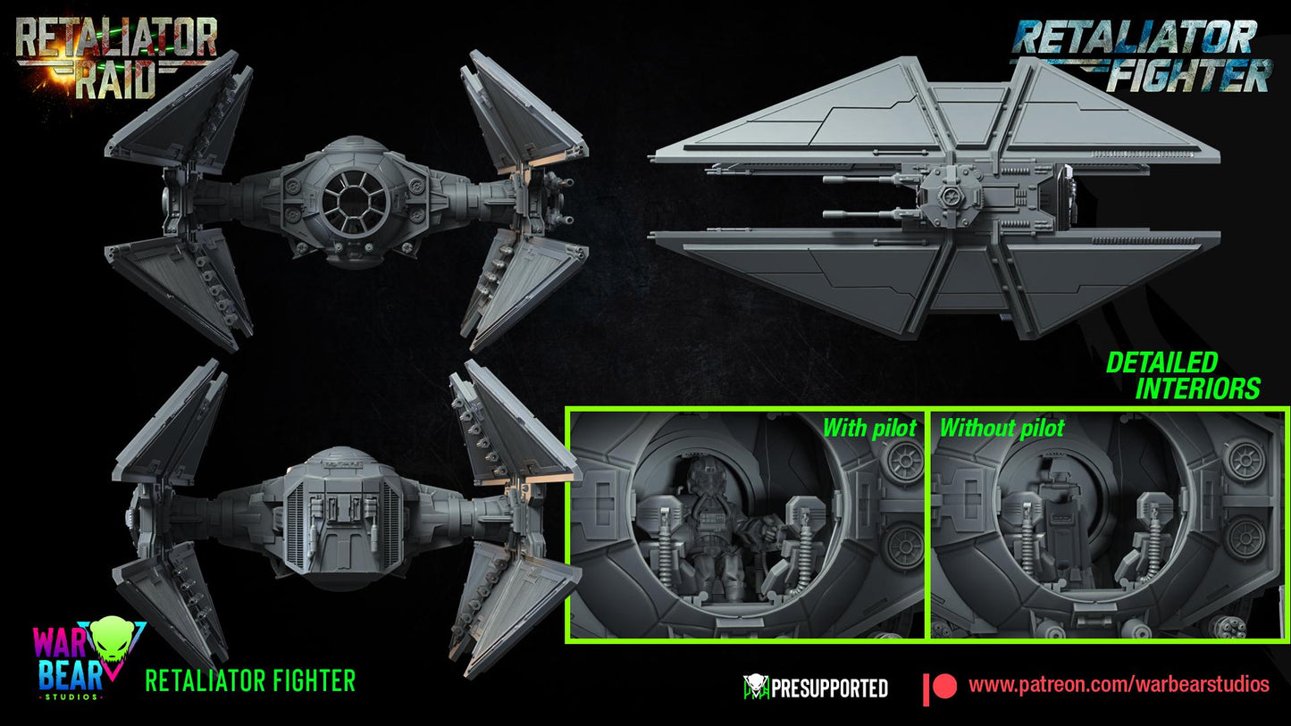 Retaliator Fighter by War Bear Studios Miniatures