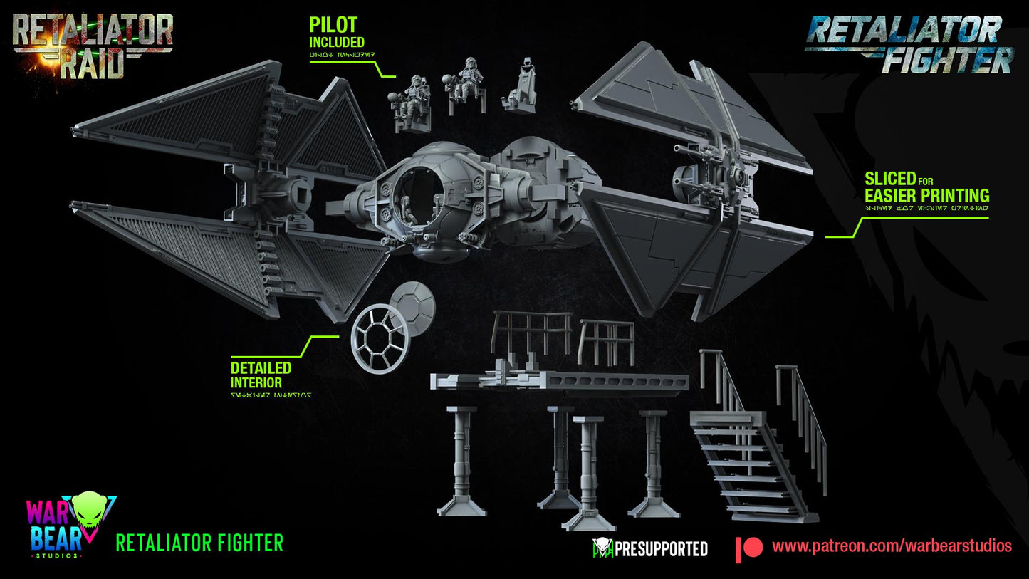 Retaliator Fighter by War Bear Studios Miniatures