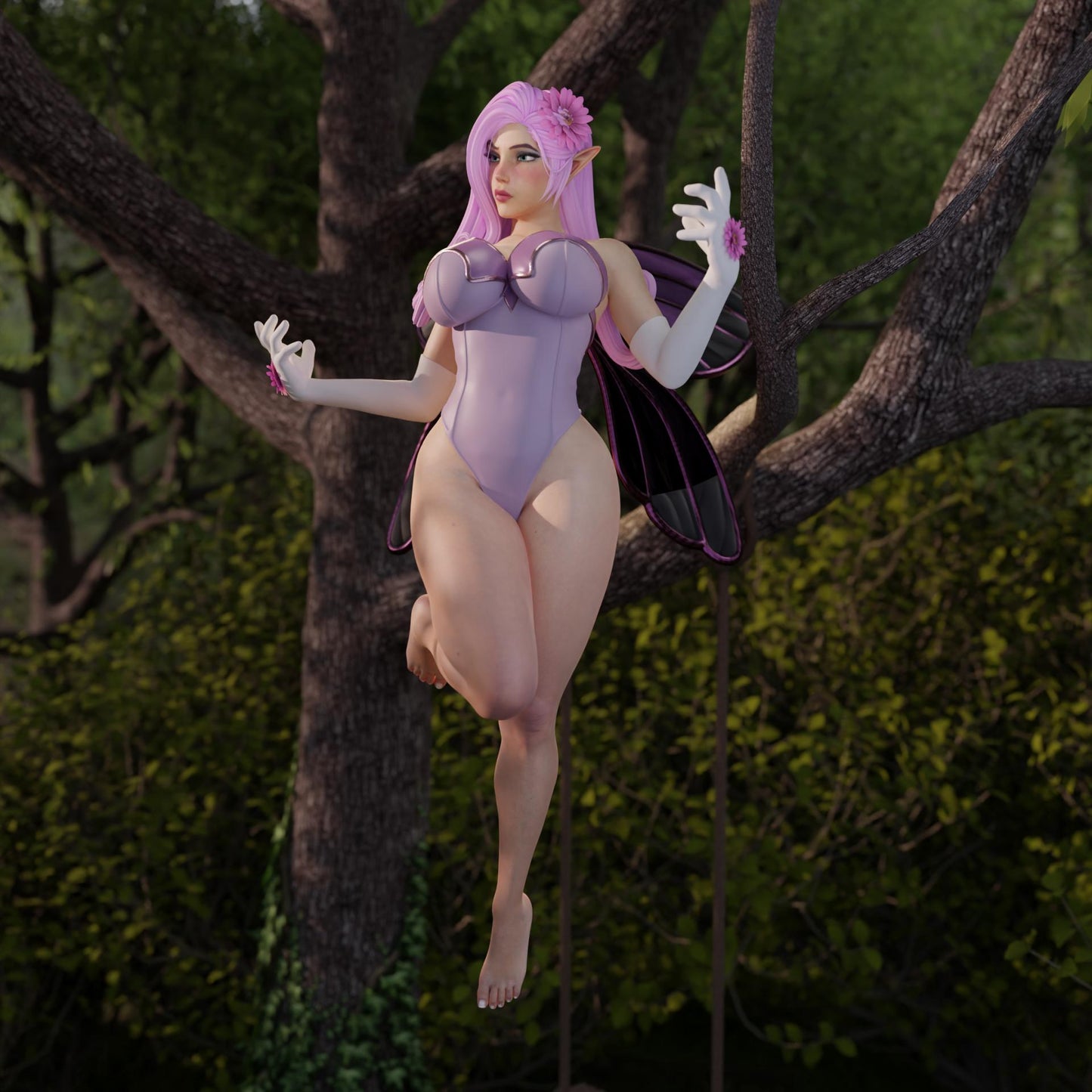 Nissa from "Fairy of Ditz" by QB Works Miniatures