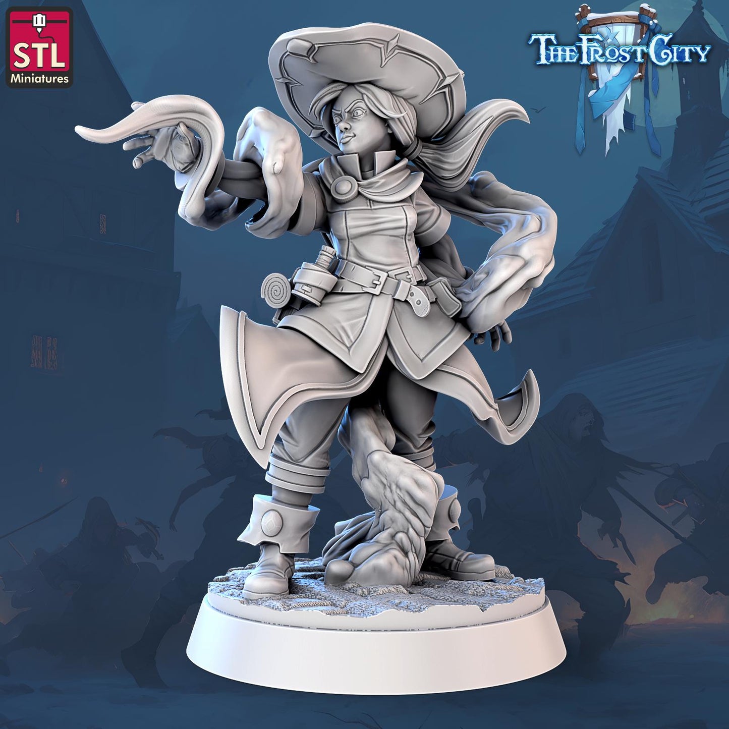 Mage Pack 1 from Frost City  by STL Miniatures