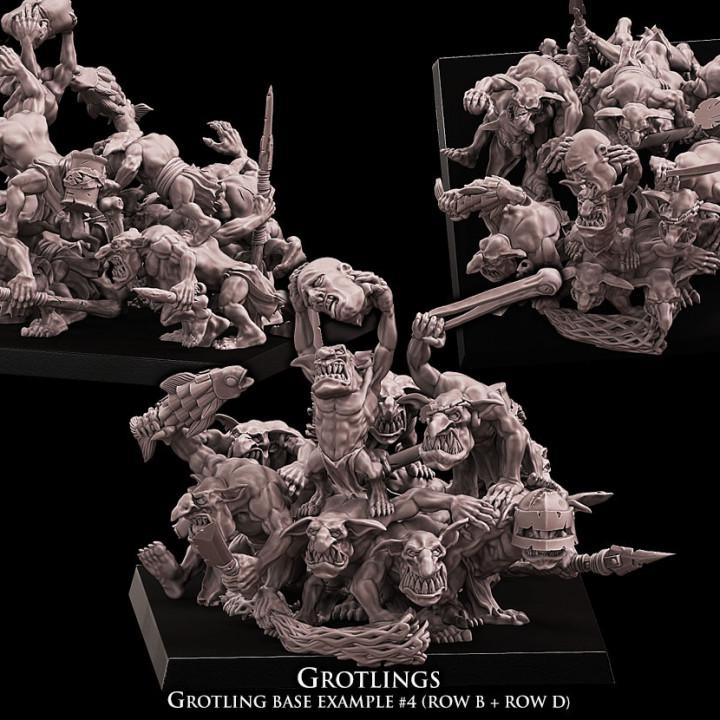 Grotlings multi-row regiment by Avatars of War Miniatures