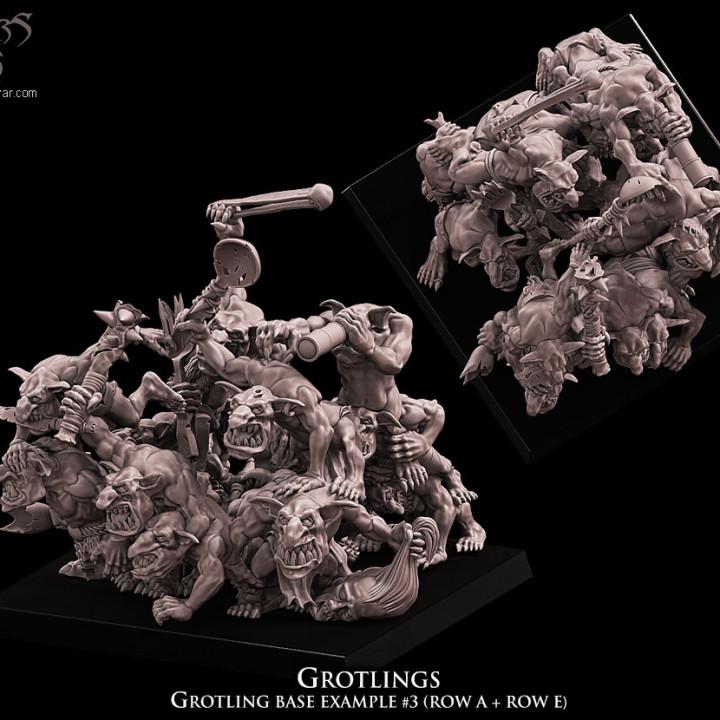 Grotlings multi-row regiment by Avatars of War Miniatures