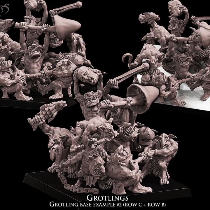 Grotlings multi-row regiment by Avatars of War Miniatures