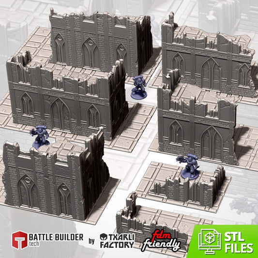 CITY CLASSIC RUINS  by Txarli Factory Terrain
