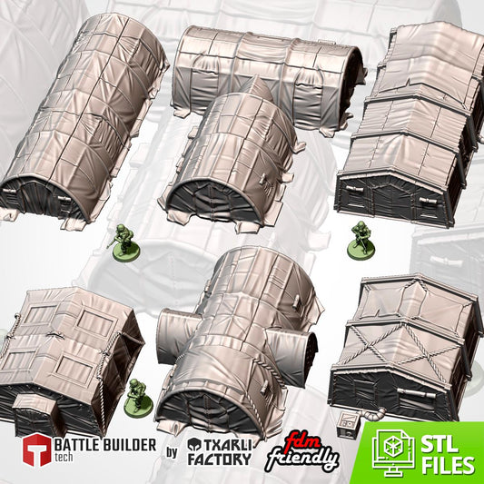 MILITARY BARRACKS by Txarli Factory Terrain