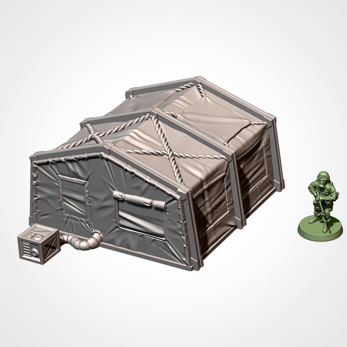MILITARY BARRACKS by Txarli Factory Terrain