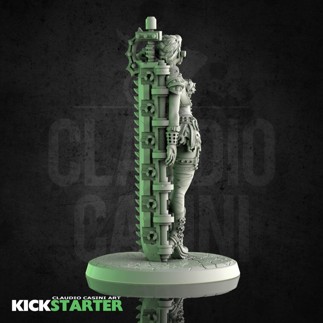 Lost Future Statue Model kit by Claudio Casini Art Miniatures
