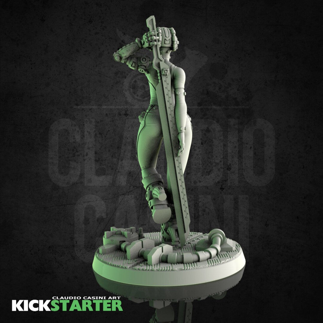 Lost Future Statue Model kit by Claudio Casini Art Miniatures