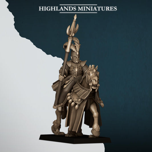 Mounted Aegean Mage on Horse  by Highland Miniatures