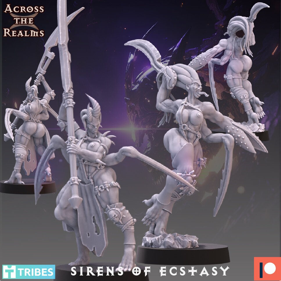 Sirens of Ecstasy from Legionaries Of Excess by Across the Realms Miniatures