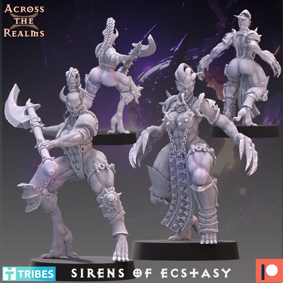 Sirens of Ecstasy from Legionaries Of Excess by Across the Realms Miniatures