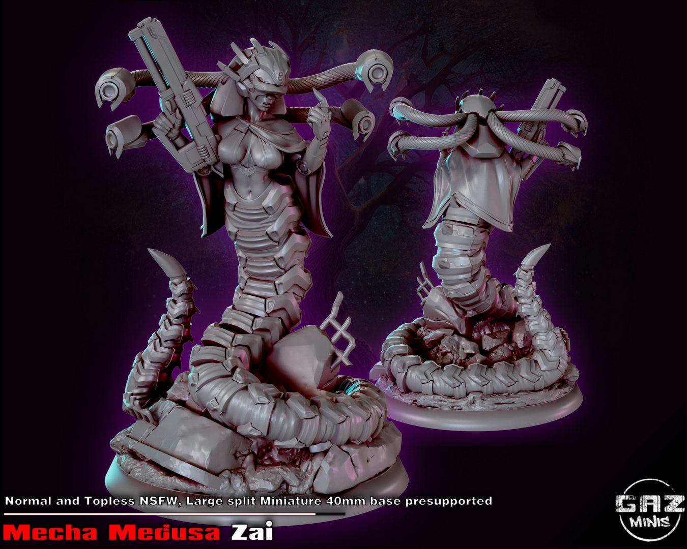 Mecha Medusa Zai by Gaz Minis