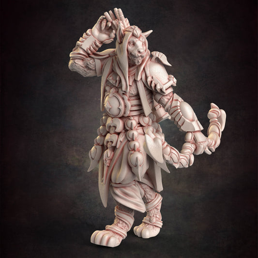 Tabaxi & Tiefling Bandits by Red Clay Collectibles Miniatures