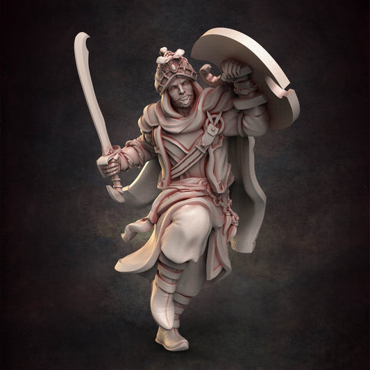 Human Bandits by Red Clay Collectibles Miniatures