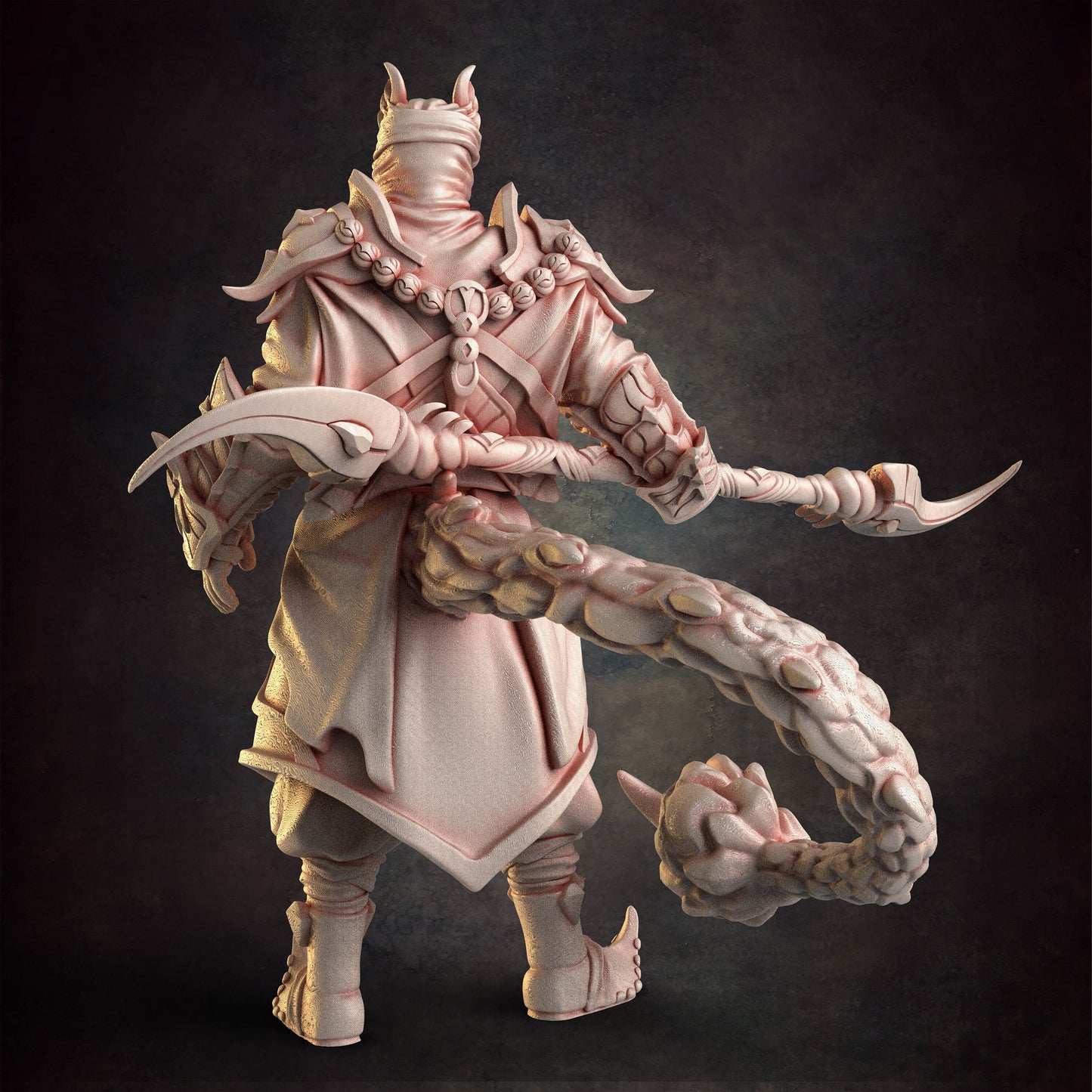 Tabaxi & Tiefling Bandits by Red Clay Collectibles Miniatures