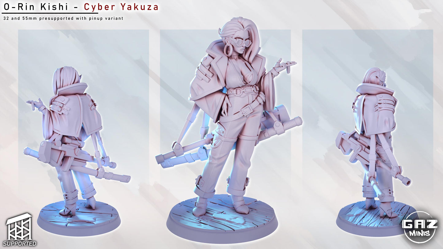 O-Rin Kishi - Cyberpunk Yakuza by Gaz Minis