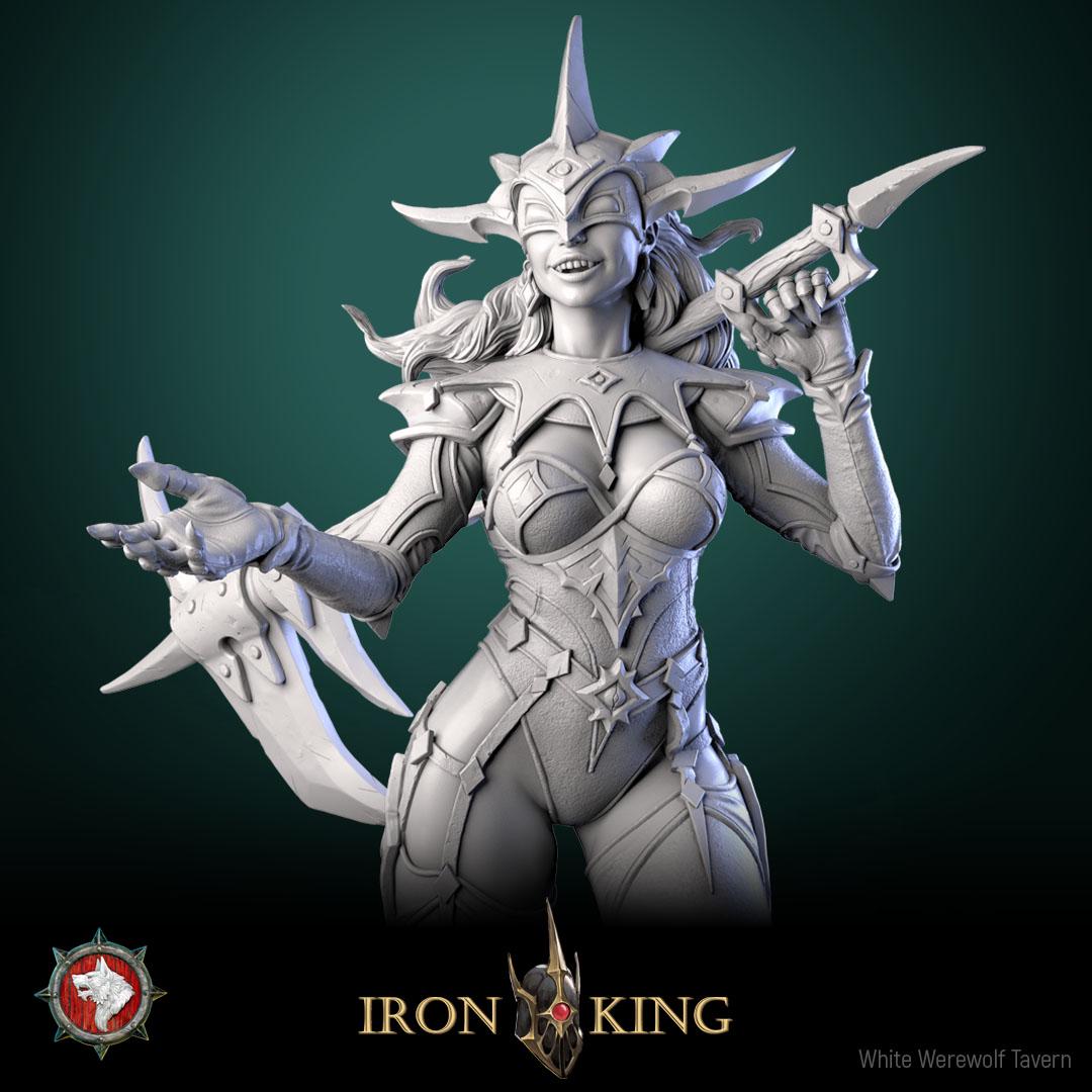 Zu Iron Lady  from "Iron King" by White Werewolf Tavern Miniatures
