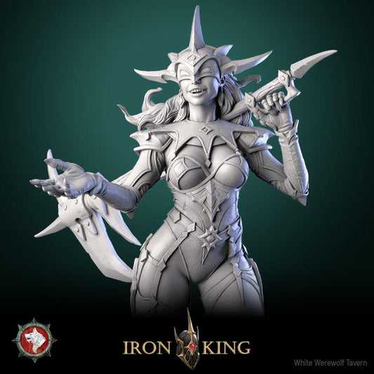 Zu Iron Lady  from "Iron King" by White Werewolf Tavern Miniatures