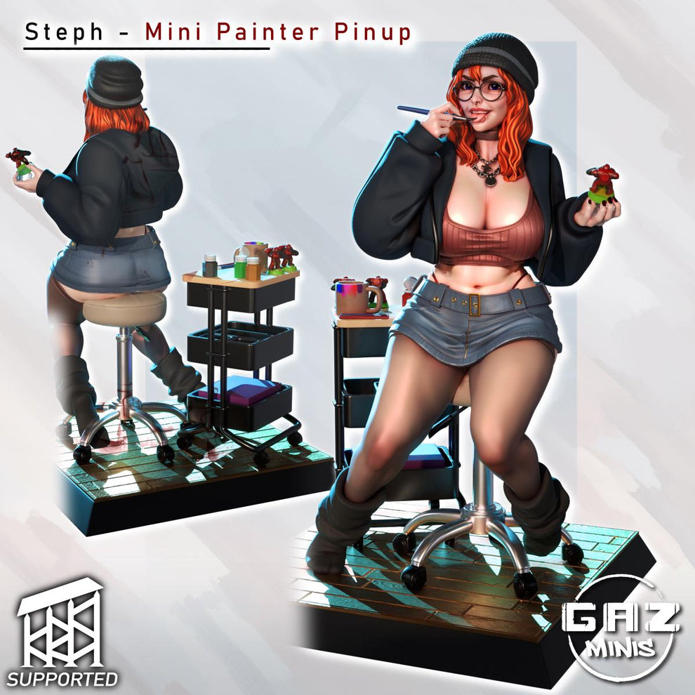 Stephanie - Mini Painter by Gaz Minis – Mcgavin Miniatures