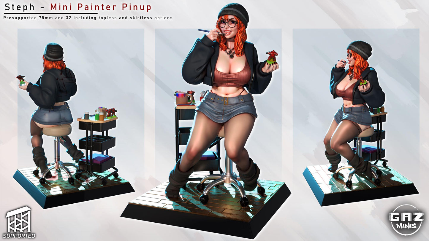 Stephanie - Mini Painter by Gaz Minis