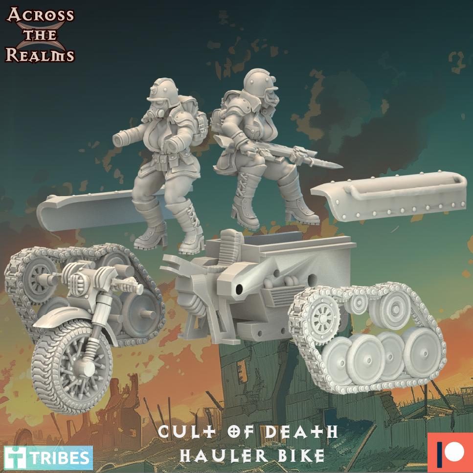 Cult of Death Hauler Bike by Across the Realms Miniatures