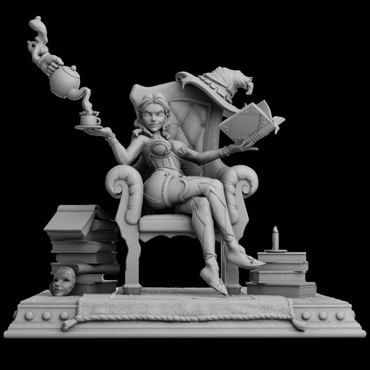 Mage Hand Pin Up Sorceress by Secret Forge Miniatures
