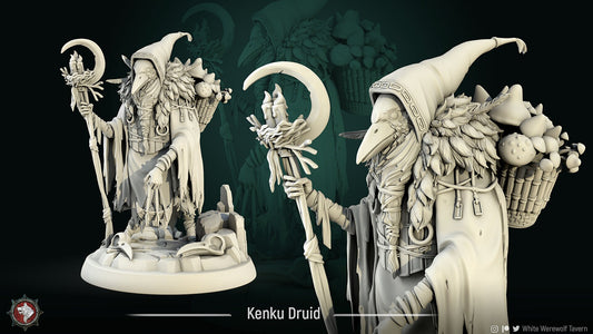 Kenku Druid from "Raven Invasion" by White Werewolf Tavern Miniatures RPG