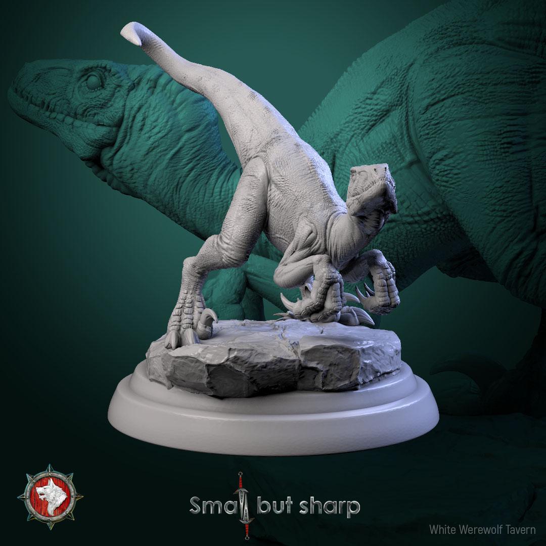 Dinos from "Small but sharp" by White Werewolf Tavern Miniatures