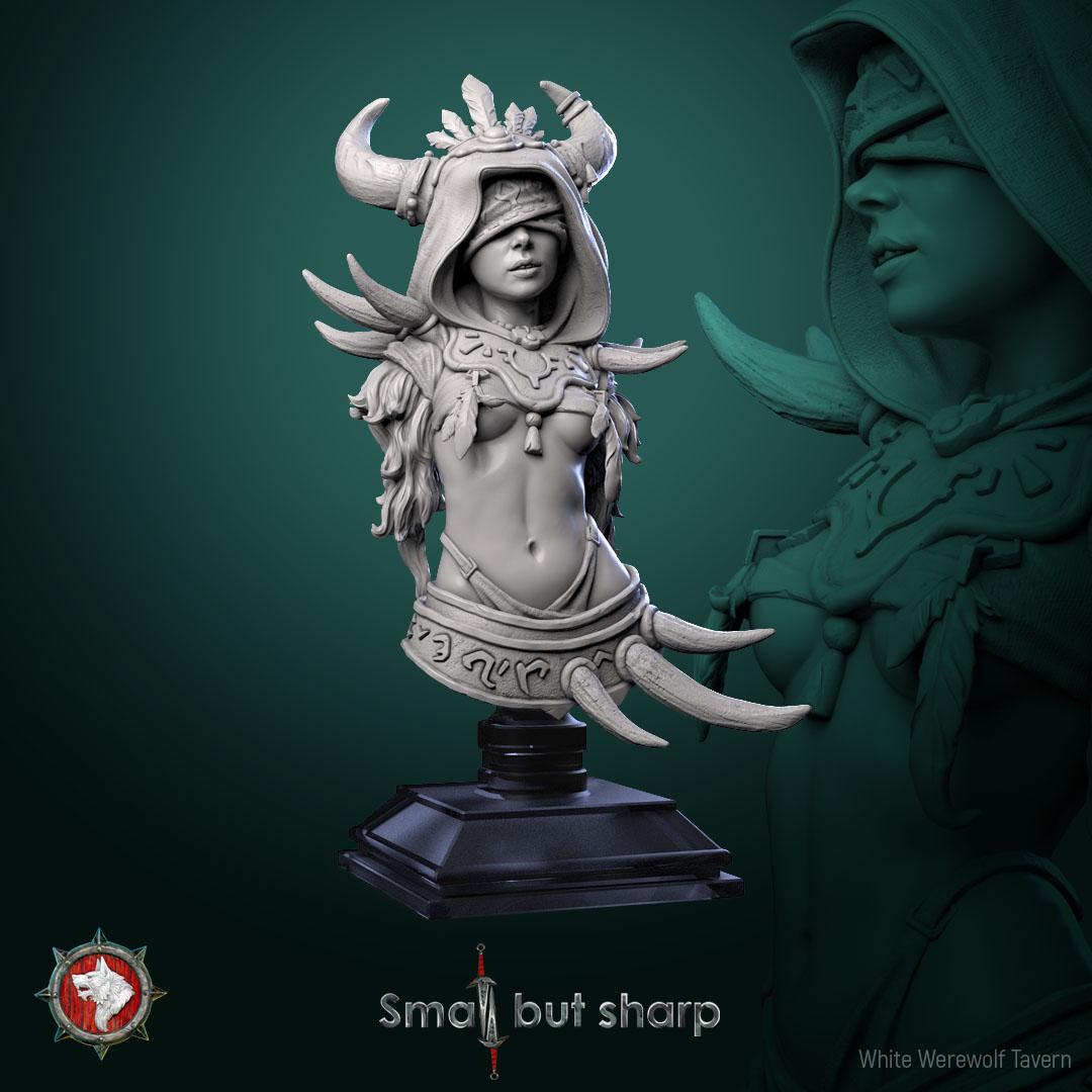 Halfling Sorcerer from "Small but sharp" by White Werewolf Tavern Miniatures